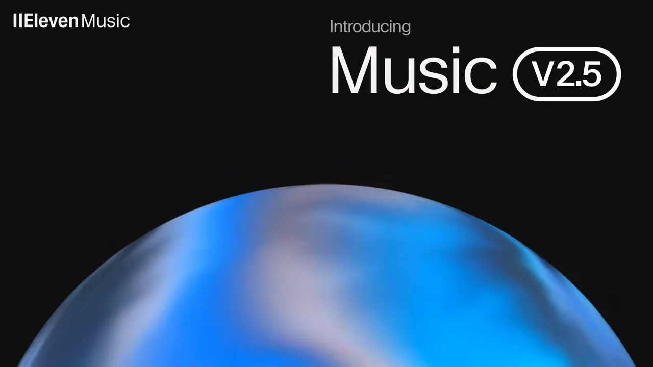 ElevenLabs opens Music v2.5 to app and API with free and Pro tiers